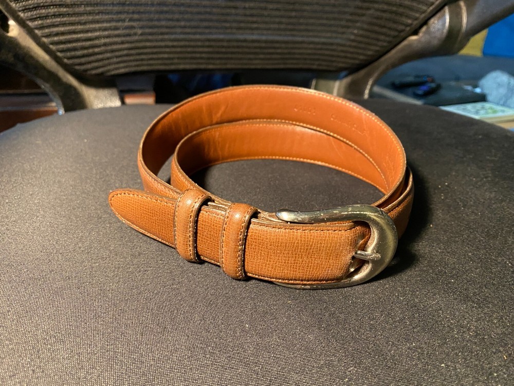 Caviar Calf 41001 Premium Brown Nickel Buckle Leather Made in USA 32