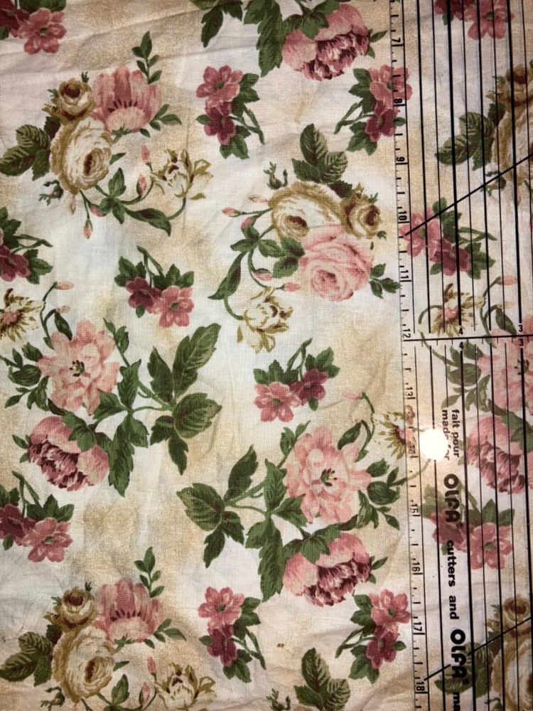 Northcott Windsor Woods Rose QUILT, SEW, FABRIC  - 1  1/2 yards