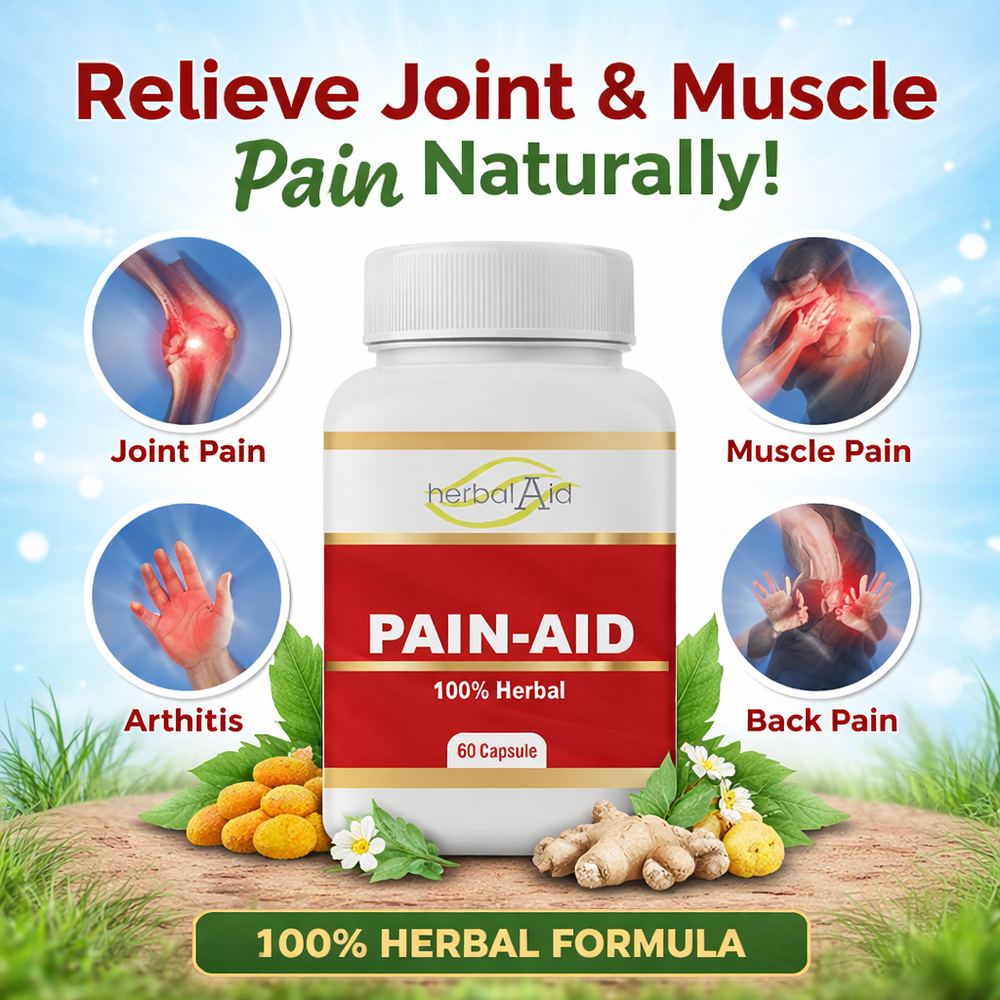 Pain-Aid Joint & Muscle Support Supplement | Pain Relief Supplement | 60 Pills