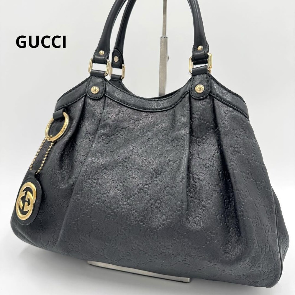 Gucci Shima Sookie Leather Tote Handbag for Business A4 Size New