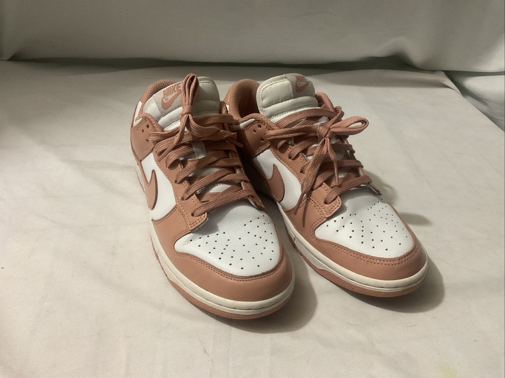 Nike Dunk Low Rose Whisper US 8.5 DD1503-118 Pink White Cognac