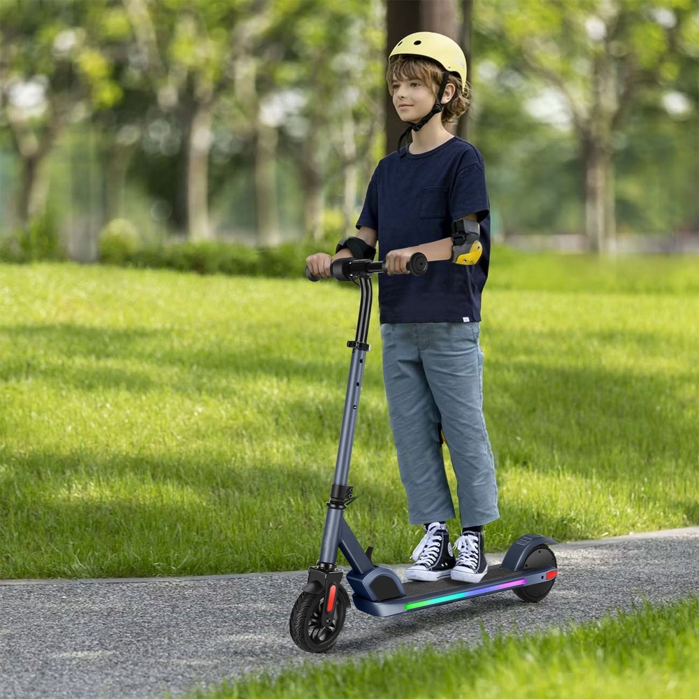 Kids Electric Scooter 150W Motor Ages 6-14, max 10MPH Speed, 7 Miles Range