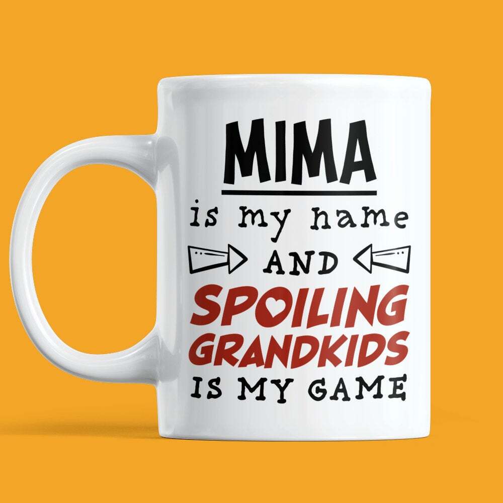 Mima Gifts Funny Grandmother Coffee Mug Gift For Mima From Grandkids