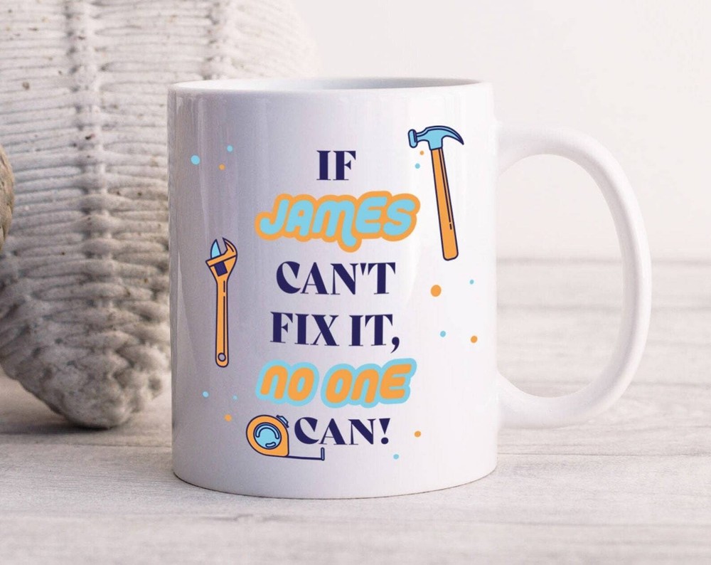 Personalised Mug With Name Personalised Gift For Dad