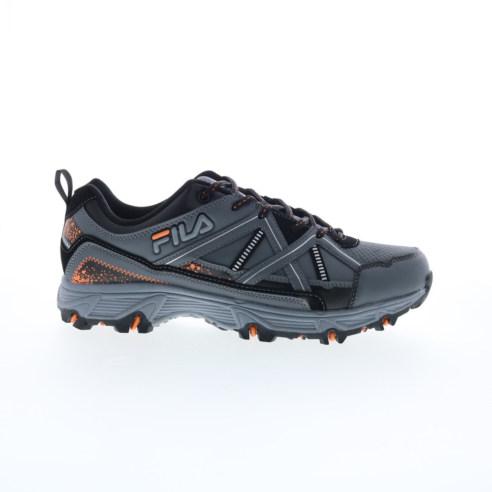 Fila Ascente Mens Gray Wide Synthetic Hiking Shoes Size 9.5