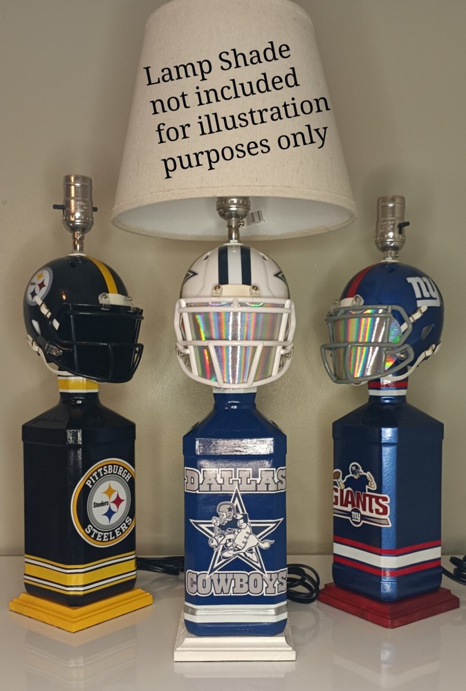 Dallas Cowboys Lamp Handcrafted