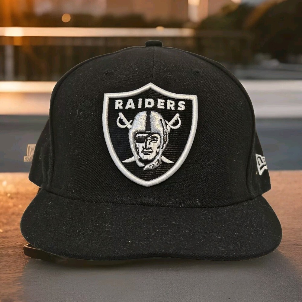 Oakland Las Vegas Raiders Patch New Era 59Fifty Fitted Cap Size 7 3/8 NWOT