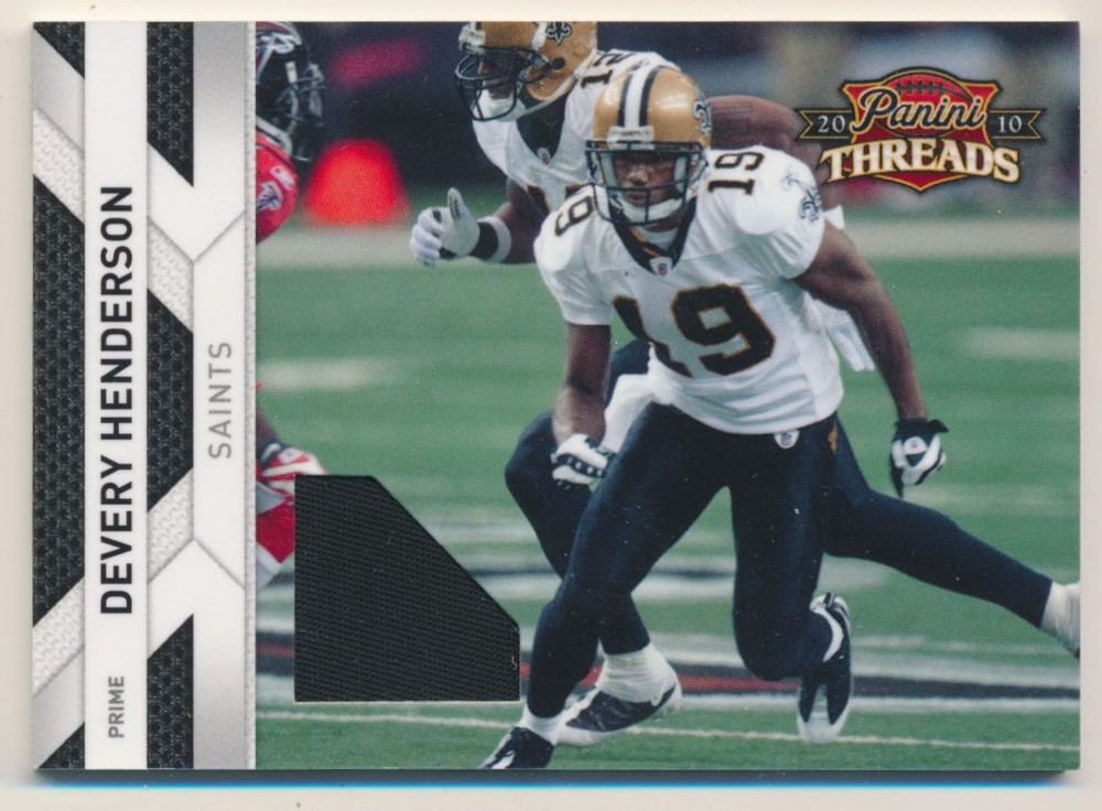 2010 Panini Threads Jerseys Prime #90 Devery Henderson /50