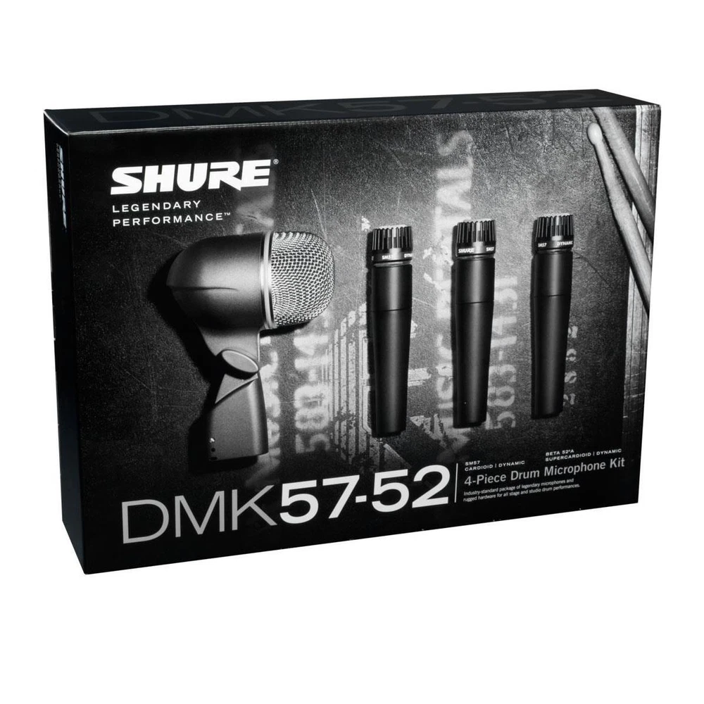 DMK 57-52 DMK57-52 Drum SM57 Beta 52A Microphone Kit Pack Mic US STOCK NEW