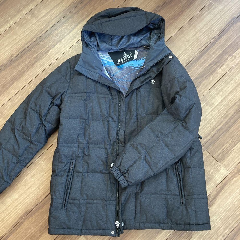 Volcom Snowboard Jacket Mens Size L Black