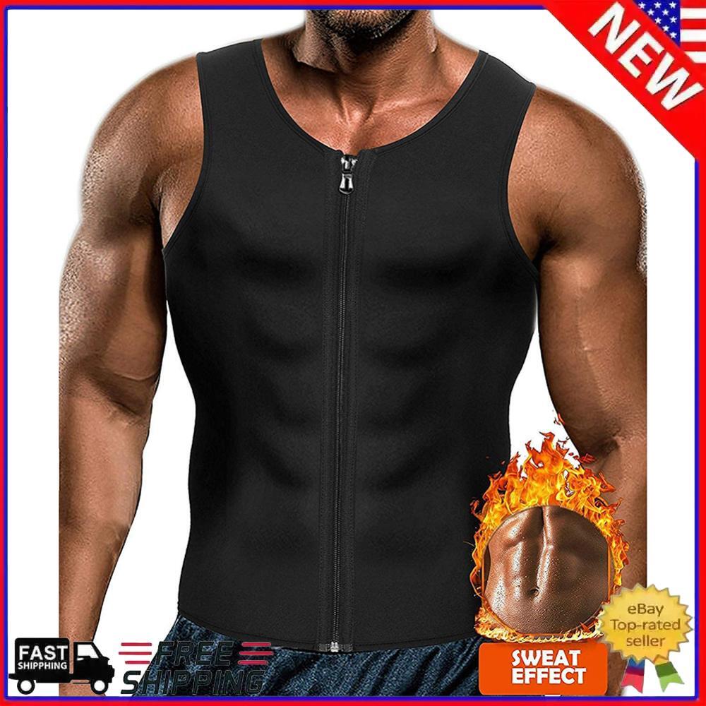 Neoprene Body Shaper Vest Elastic Men Sports Shapewear Tops for Exercise Fitness
