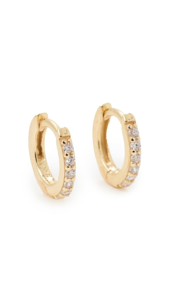 SHASHI Gold Crystal Hoop Earrings for Women - Elegant Katerina Design  