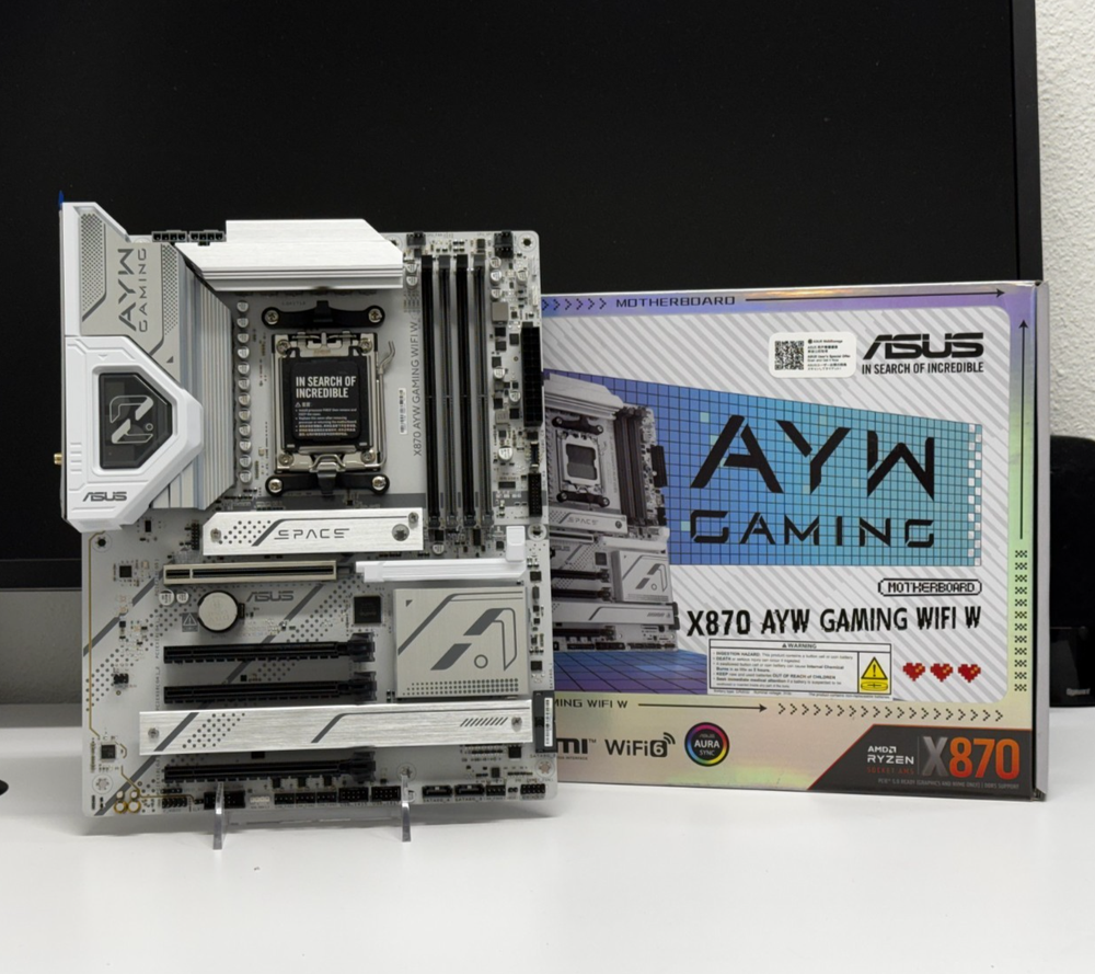 ASUS X870 AYW GAMING WIFI W AM5 DDR5 WiFi 6 PCIe 5.0 White