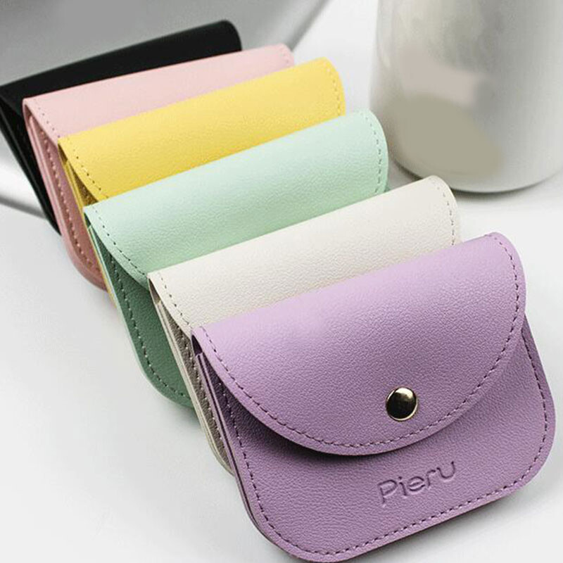 Cute Candy-Colored Cartoon Document Holder & Coin Purse