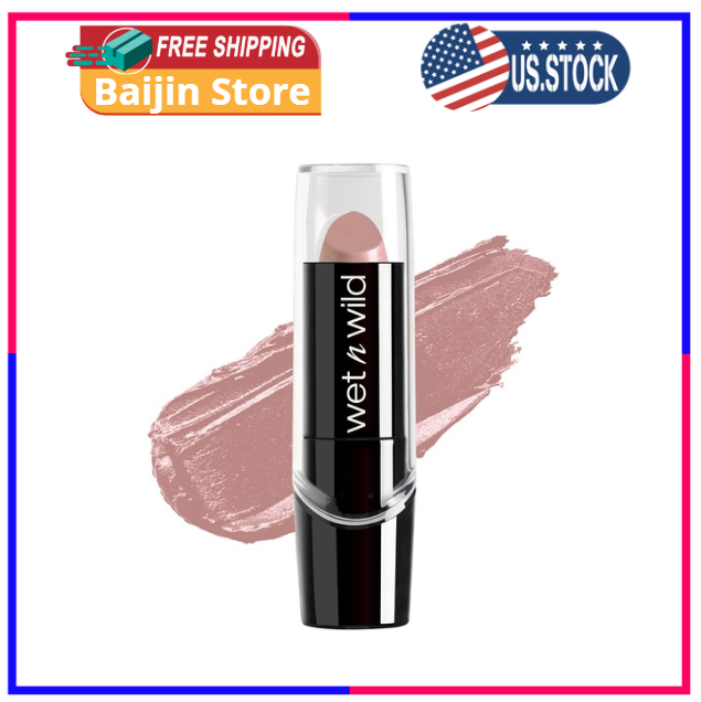 Silk Finish Lipstick, Hydrating Rich Buildable Lip Color, A Short Affair, 1Pack