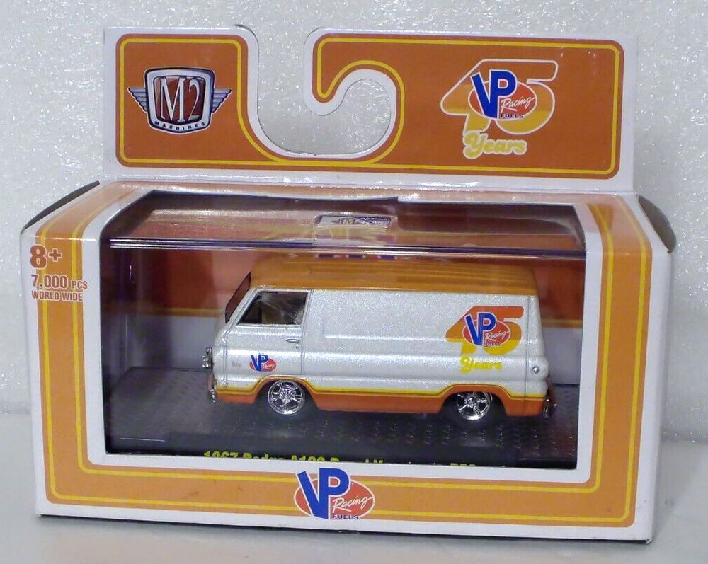 M2 Machines VP Racing 45th Anniversary 1967 Dodge A100 Panel Van 1:64 Diecast