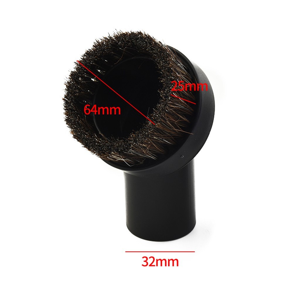 for 2 X Horse Hair Round Dusting Brush Dust Tool Attachment For Vacuum Cleaner