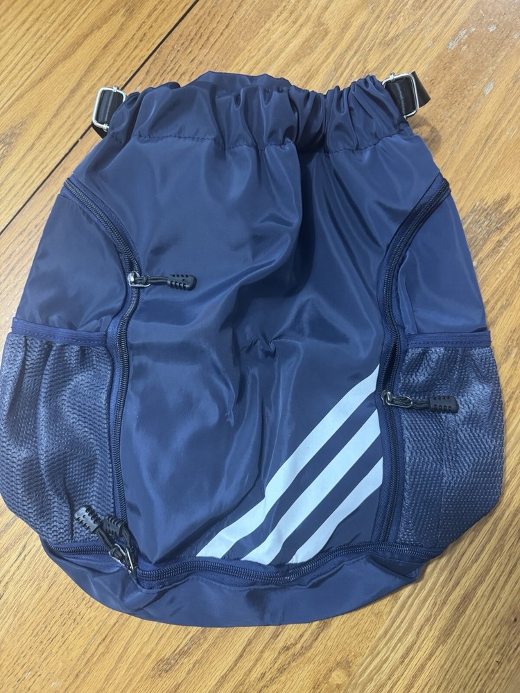 Oziral Drawstring Backpack Blue, Water Resistant String Bag Gym Sports, New