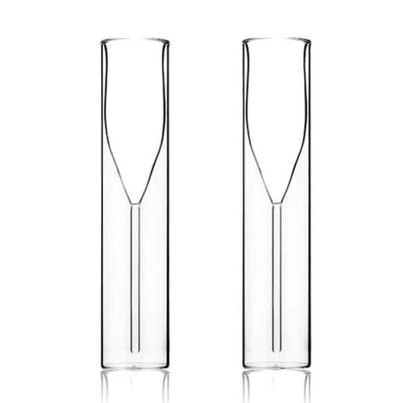 Clear Stemless Sparkling Wine Glasses Bar Club Party Wedding Glassware Drinkware