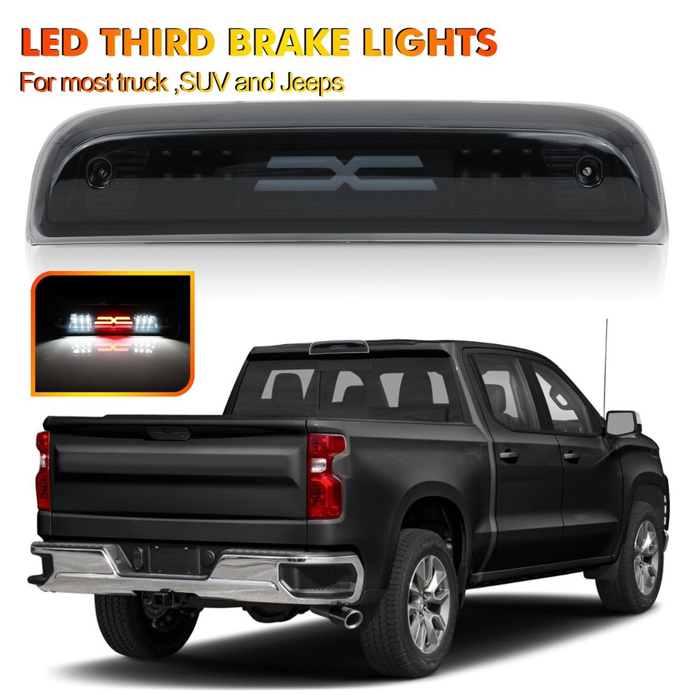 2014-2018 Chevy Silverado Black Smoke Third Brake Light