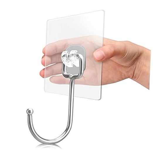 Heavy Duty Large Adhesive Wreath Hooks Pack of 37 or 20