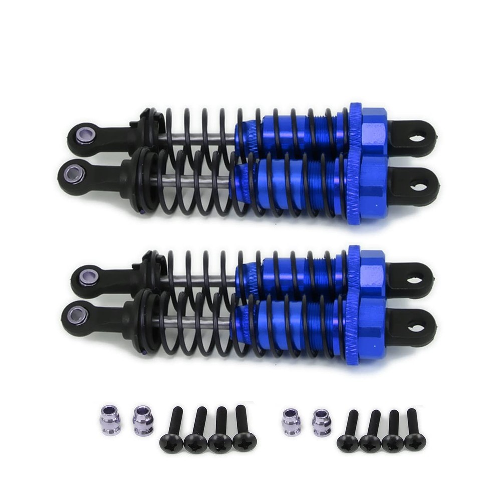 70mm Oil Adjustable Alloy RC Shocks for 1/16 Buggy Truck Upgrades