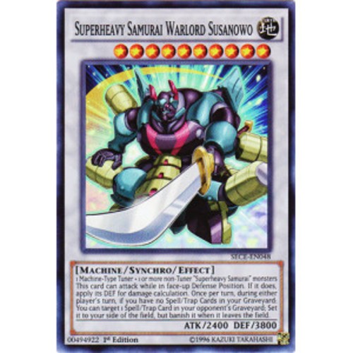 Superheavy Samurai Warlord Susanowo SECE-EN048 1st Edition Super Rare Near Mint