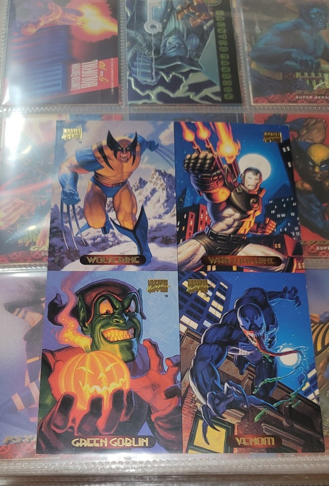 900 Marvel Trading Cards in Nice Condition Not GradED See Pics and Desc