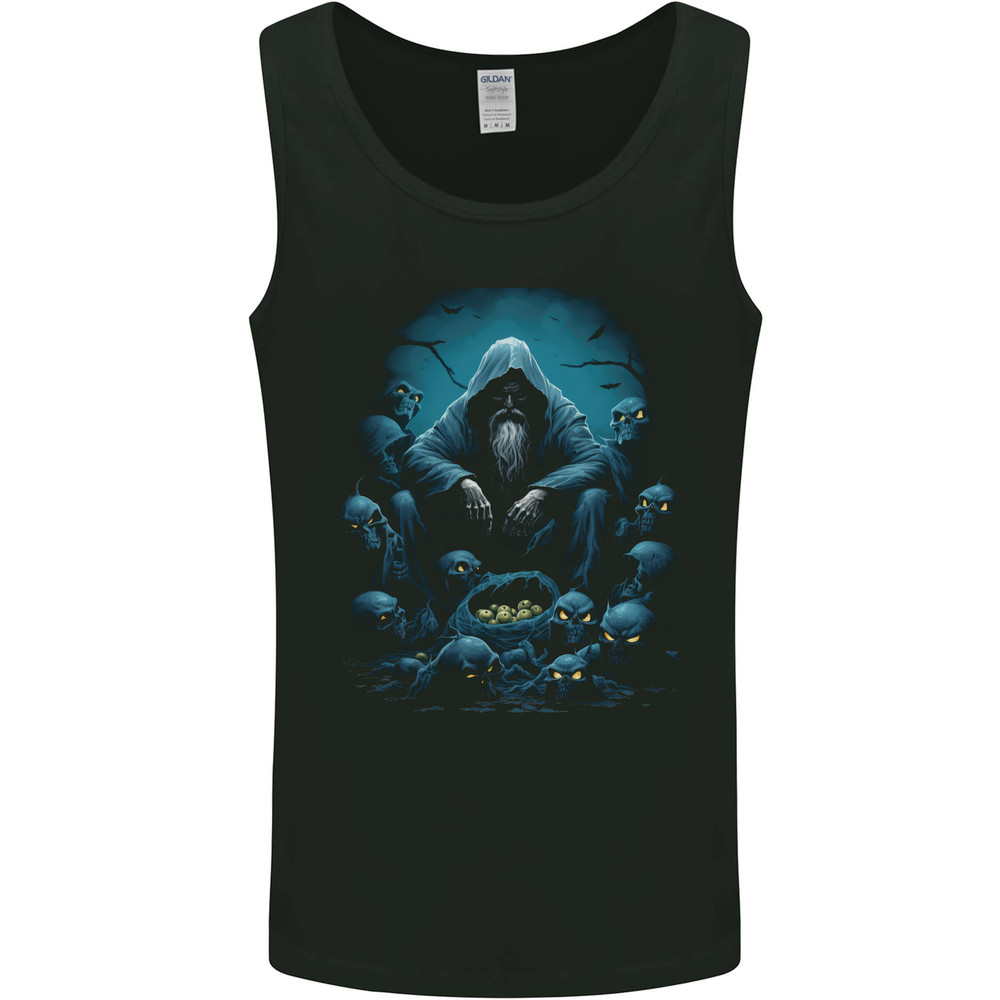 Fantasy Wizard Warlock 2 Mens Vest Tank Top