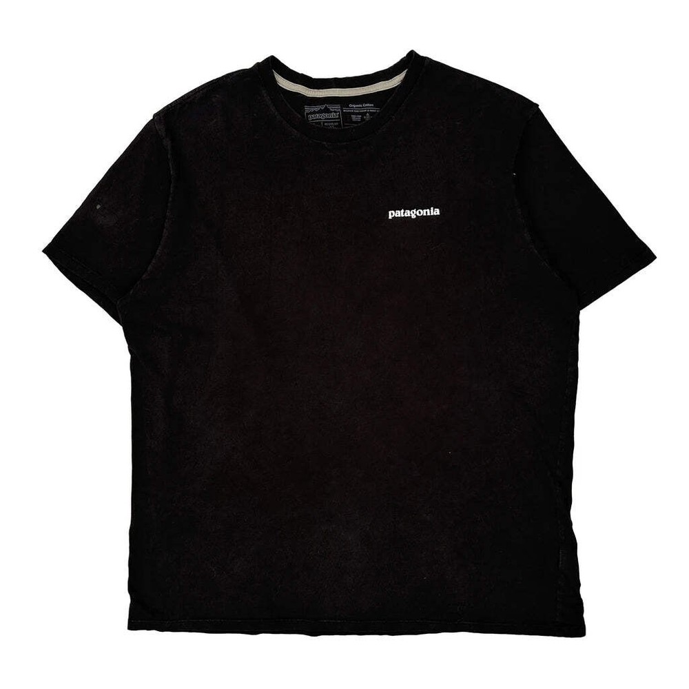 Fair Trade Certified Patagonia Graphic T-Shirt - Large Black Cotton