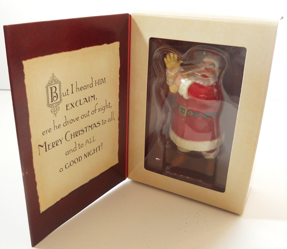 Hallmark Keepsake Santa Claus Night Before Christmas Ornament 2001 Vol 4