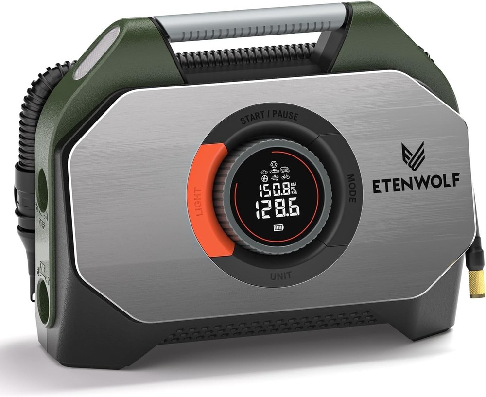 ETENWOLF VORTEX S7 Tire Inflator for Heavy-duty Vehicle, Portable Air Compressor