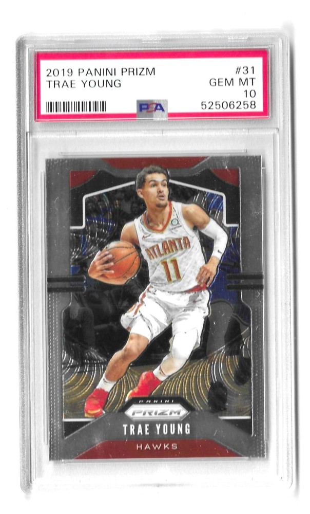 Trae Young 2019 Panini Prizm #31 PSA 10 Gem Mint Atlanta Hawks Rookie Card