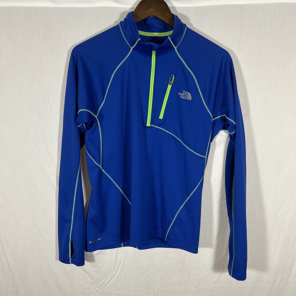 The North Face FlashDry Blue 1/4 Zip Pullover Men’s Small Lightweight Outdoors