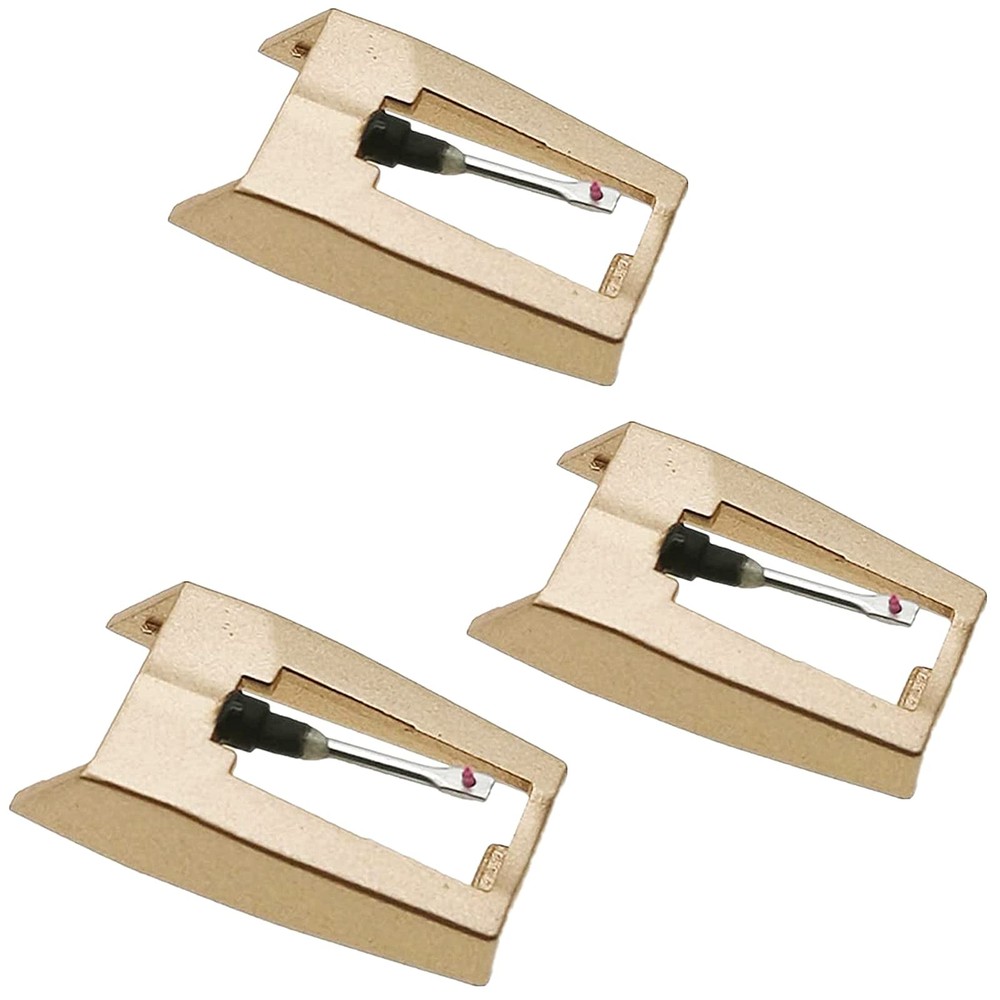 3 Pack Turntable Stylus Replacement Needles for Record Player Upgrade