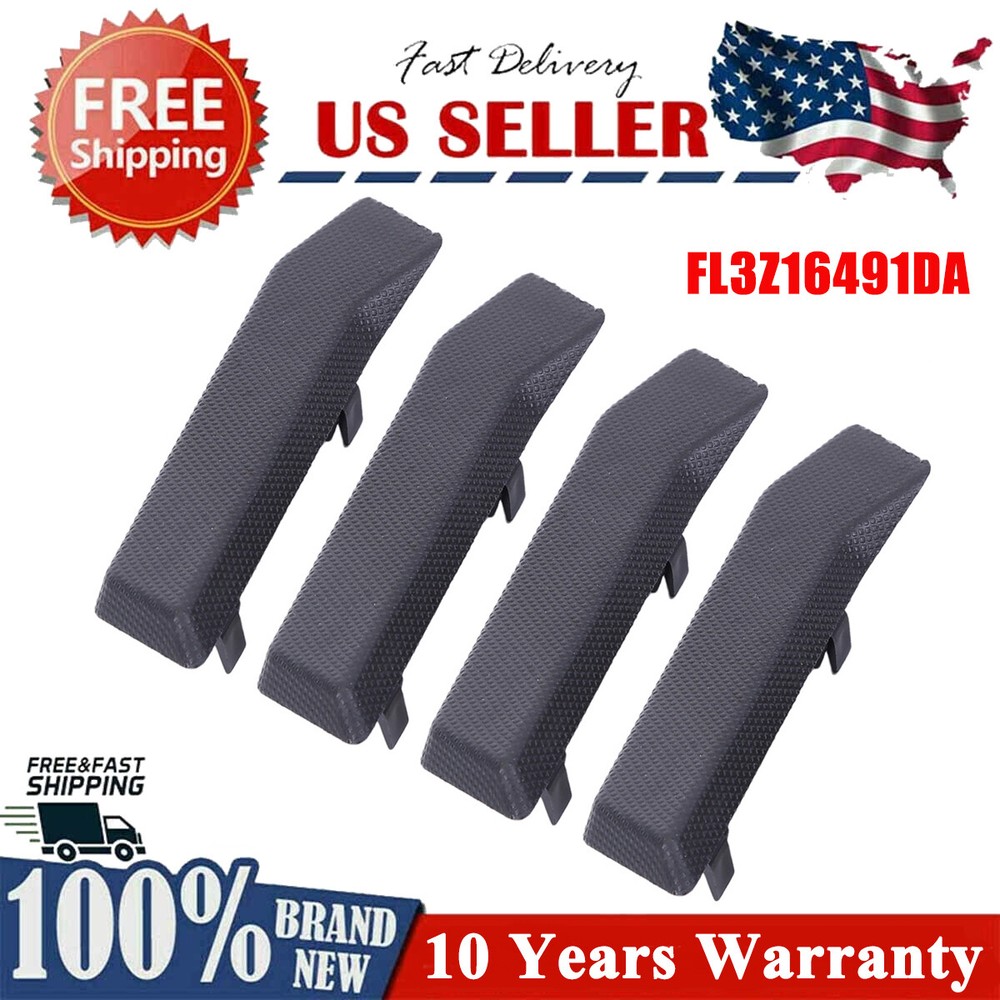 4X LEFT SIDE RUNNING BOARD STEP PAD GRIP COVER FOR FORD F-150 15-22 FL3Z16491DA