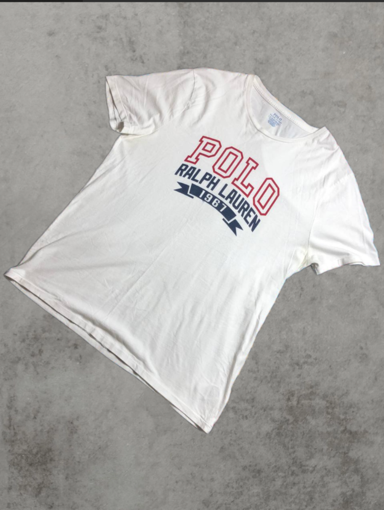 Ralph Lauren Polo White T-Shirt Size XL Classic Fit Cotton