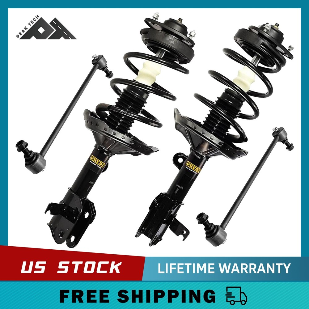 2005-2007 Honda Odyssey Front Struts with Sway Bar Links & Coil Springs