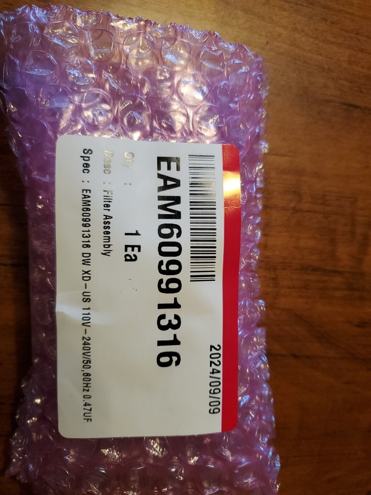 LG Dishwasher AC Filter Assembly Replacement Part EAM60991316