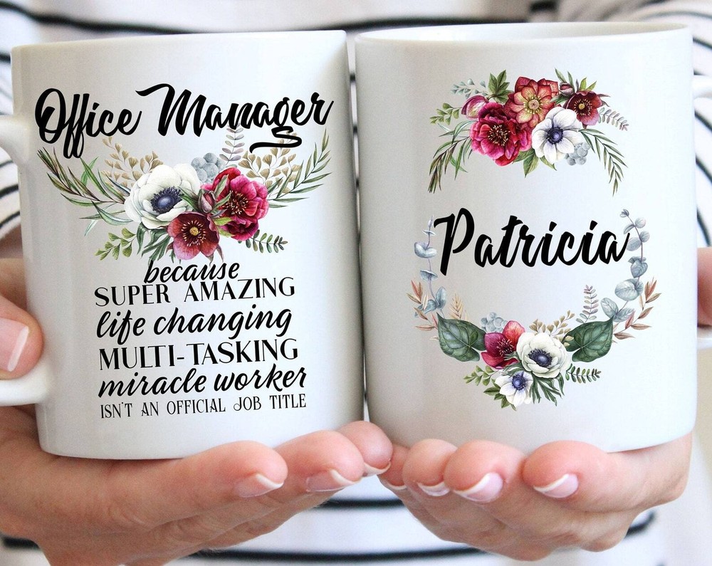 Office Manager Gift Mug For Women L Thank You Appreciation Birthday Christmas