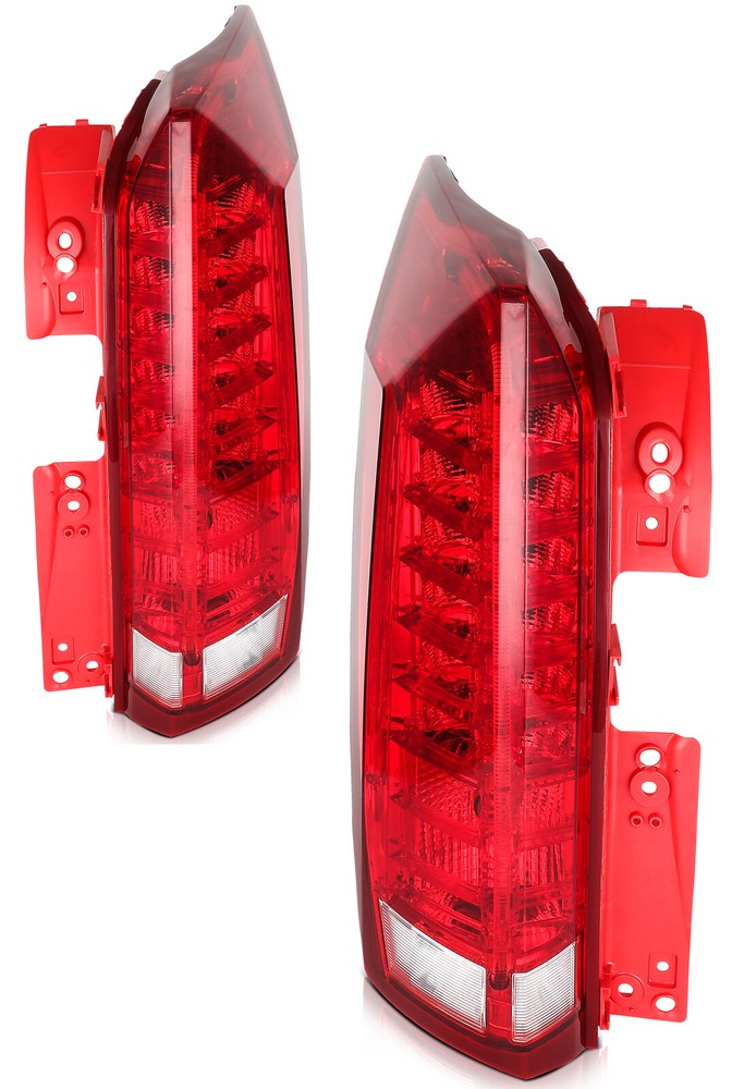 Fits 2010-16 Cadillac SRX Factory Style Red Brake Lamp Taillights Assembly Pair