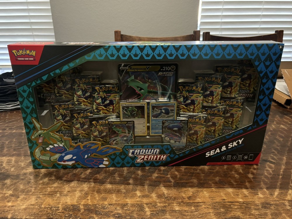 Pokemon Crown Zenith Sea And Sky Premium Collection Box SEALED - 2024 Collection