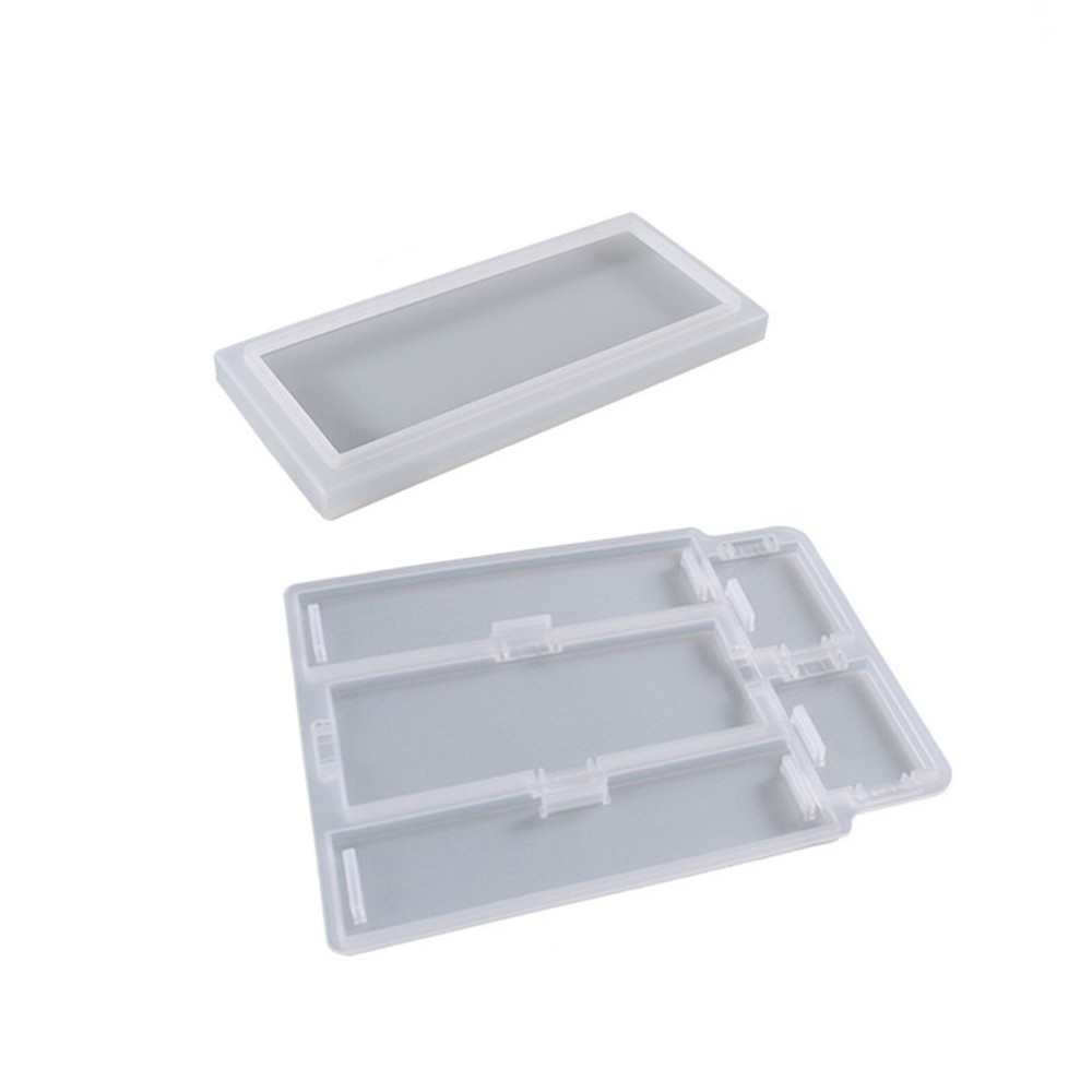 Silicone DIY Resin Mold Desk Storage Organizer Making Tool Epoxy Casting Mould b