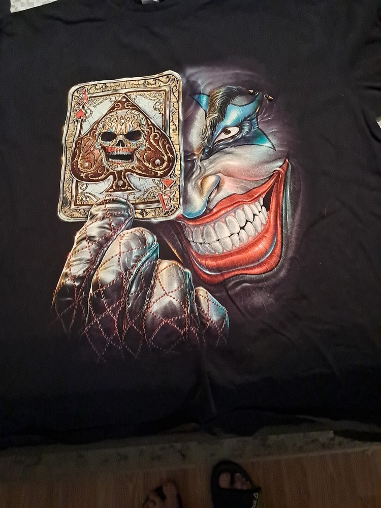 vintage rare joker t shirt Batman Movie DC Comics