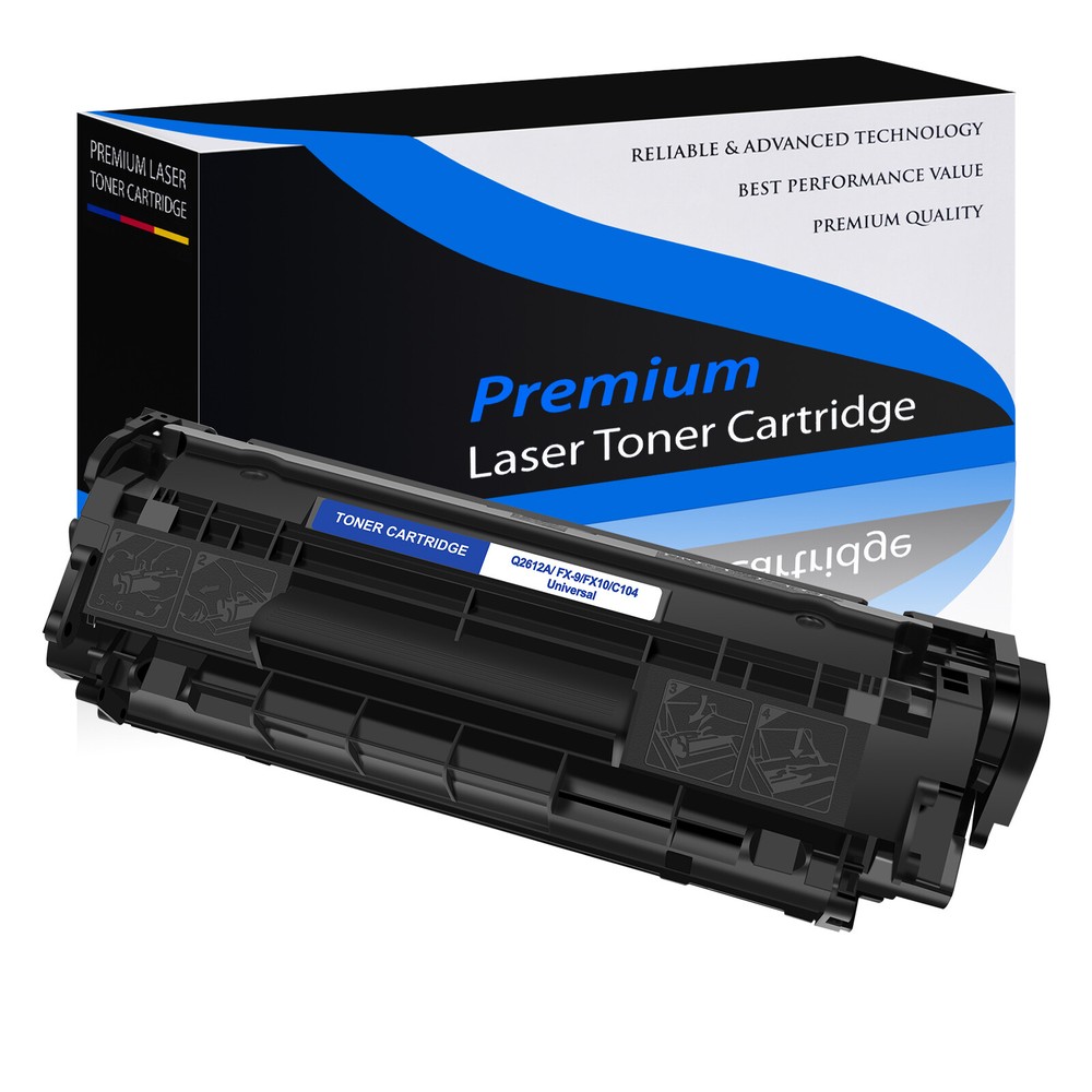 Q2612A 12A Black Toner Cartridge for HP LaserJet 1010 1020 3030 3020 3015 Printers