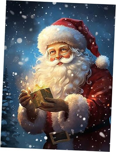 5D Santa Claus Diamond Painting Kits - DIY Diamond Art Kits for Adults