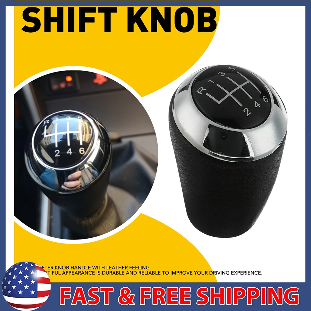 New Black 6 Speed Knob Shift For Mazda 3 5 & 6 2009-2015 CC30-46-030C US