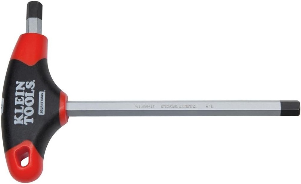 Klein Tools JTH9E08 1/8-Inch Journeyman Hex Key Black Red