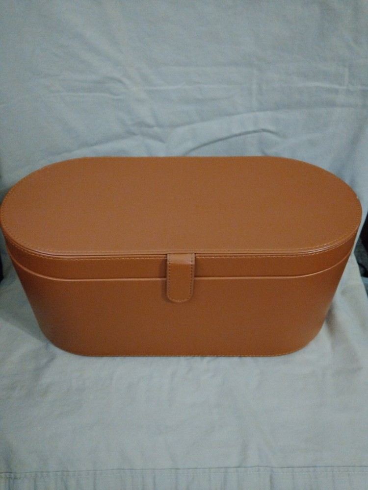 Dyson Airwrap Storage Case Tan Leather Good Condition No Accessories