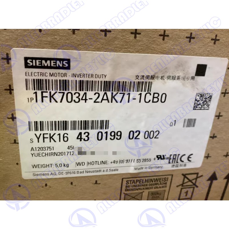 1FK7034-2AK71-1CB0 Siemens Servo Motor Expedited Shipping  GQZ1